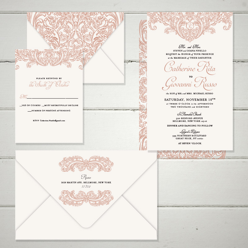 Pinello & Russo Wedding Invitation